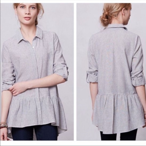 Anthropologie Tops - Anthro/ Sunday in Brooklyn Striped Tunic Top Small